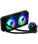 Aerocool Mirage L240 Enfriamiento Líquido para CPU, 2x 120mm, 600 - 1800RPM, Negro