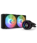NZXT Kraken Elite 240 RGB Enfriamiento Líquido para CPU, 2x 120mm, 500 - 1500RPM, Negro