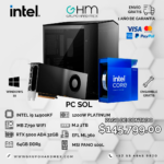 PC SOL - i9 14900KF Z790 WIFI RTX 5000 ADA 32GB 64GB RAM DDR5 M.2 2TB PSU 1200W PLATINUM EF LIQUIDO ML360