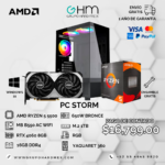 PC STORM - R5 5500 B550 AC WIFI 16GB RAM DDR4 RTX 4060 8GB PSU 650W BRONZE