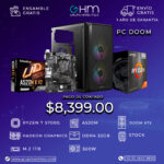 PC DOOM - R7 5700G A520M 32GB RAM DDR4 M.2 1TB