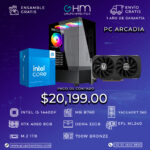 PC MIDGARD - I5 14400F B760 RTX 4060 8GB 32GB RAM DDR4 M.2 1TB PSU 700W BRONZE EF LIQUIDO ML240