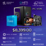 PC VON - I3 10105F H510 GT 740 4GB 16GB RAM DDR4 M.2 1TB PSU 500W