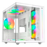 GABINETE BALAM RUSH TANK PRO EVO GM955, (BR-937337), MICRO ATX,USB 3.0,CRISTAL TEMP,BLANCO
