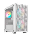 GABINETE BALAM RUSH CARBONO AIRCOOL 4000A (BR-938860), MICRO ATX,1*USB 3.0,PANEL MESH,3 FAN,BLANCO