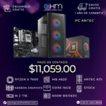 PC ANTEC - R5 7600 A620M 16GB RAM DDR5 M.2 1TB PSU 600W BRONZE