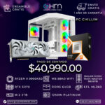 PC CHILLIM - R9 9900X3D B840 WIFI 64GB RAM DDR5 RTX 5070 12GB M.2 2TB PSU 1250W PLATINUM EFL ML360