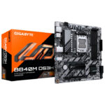 MOTHERBOARD GIGABYTE B840M DS3H SOCKET AM5,4*DDR5 5200MHZ,HDMI,2*DP,MICRO ATX