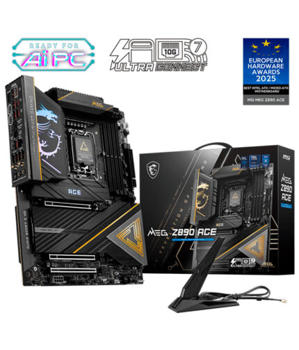 MOTHERBOARD MSI MEG Z890 ACE SOCKET 1851, 4*DDR5 9200, HDMI,2*THUNDERBOLT4, 5*M.2, ATX