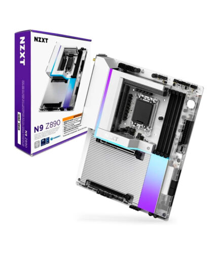 MOTHERBOARD NZXT N9-Z89XT-W1 N9 Z890 GAMING, INTEL Z890 CHIPSET, WI-FI, CUBIERTA BLANCA
