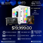 PC HANGAR - R5 9600X B650 WIFI 16GB RAM DDR5 RTX 5060 8GB PSU 700W BRONZE EF LIQUIDO ML360