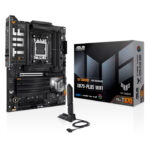 MOTHERBOARD ASUS (TUF GAMING X870-PLUS WIFI)SOCKET AM5,4*DDR5,HDMI,2 USB4,PCI-E 5.0,WIFI7,ATX